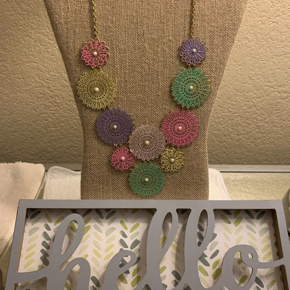 Colorful Adjustable Bib Necklace